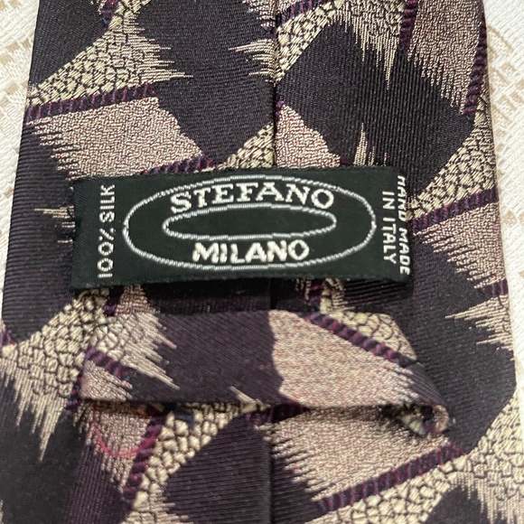 Men’s Silk Neckties Neck Ties (6) - Halston, Caravaggio, Land's End, and more! - Picture 5 of 9